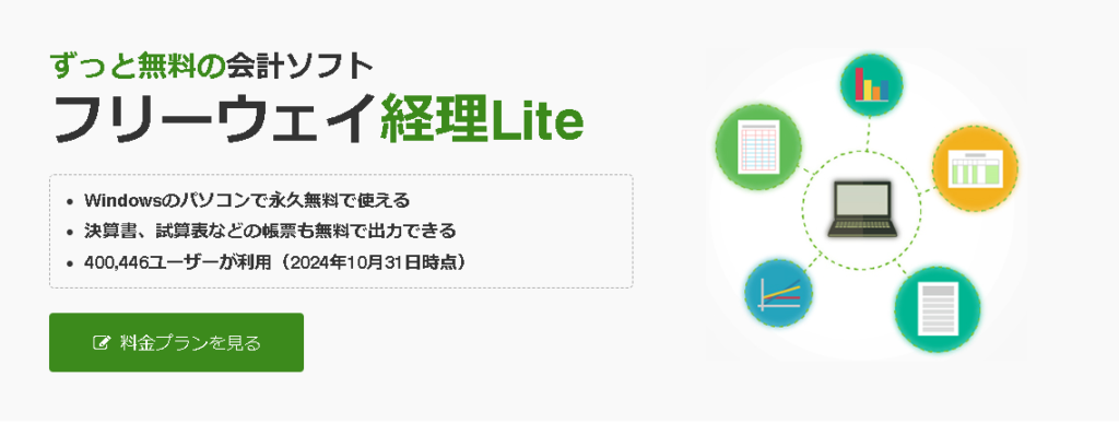 フリーウェイ経理Lite